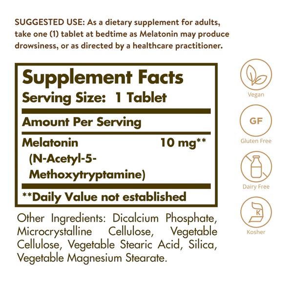 솔가 수면유도제 멜라토닌 10mg 60정